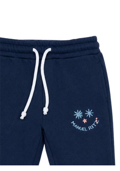 Pantalone neonato in misto viscosa Manuel Ritz | 4490BLU